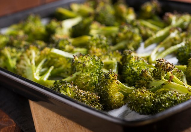 Fryst broccoli i ugn